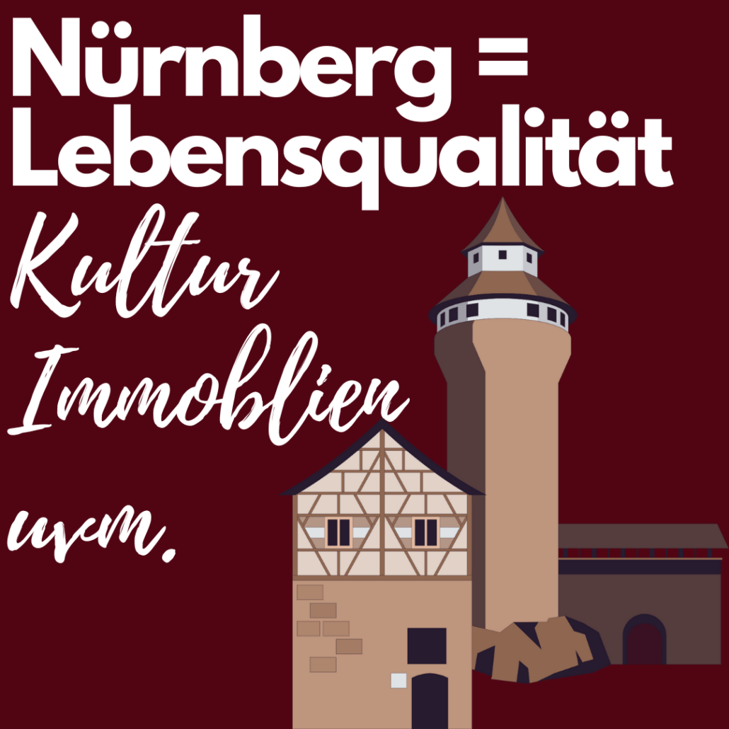 Insgesamt ist Nürnberg ein großartiger Ort zum Leben. Die Stadt bietet eine hohe Lebensqualität, viele Kultur- und Freizeitmöglichkeiten sowie einen stabilen Immobilienmarkt. Wenn Sie nach einem Ort suchen, an dem Sie arbeiten und leben können, ist Nürnberg definitiv eine Option, die Sie in Betracht ziehen sollten. 👍